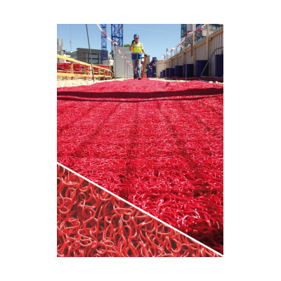 Tapis PVC Rouge 1m x 10m